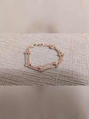 Pink Rhinestone Bracelet